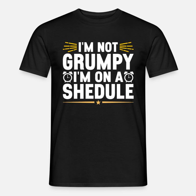 Intermittent fasting Intermittent fasting - Men's T-Shirt - black