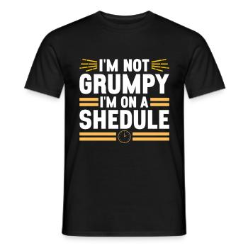Intermittent fasting Intermittent fasting - Men's T-Shirt - black - Front - AI Model Male 178 light (178cm)