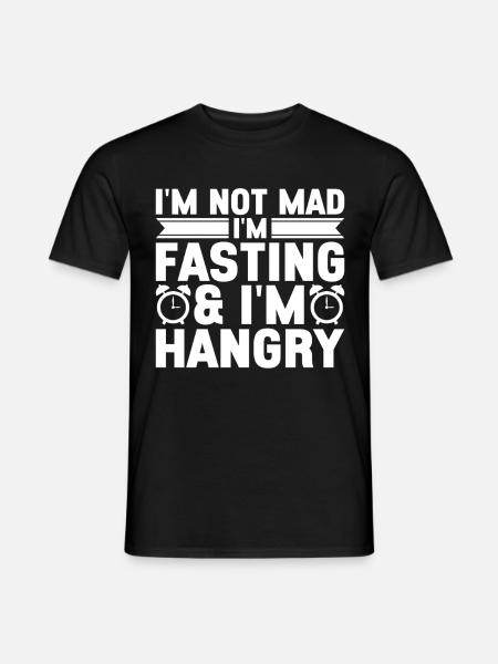 Intermittent fasting Intermittent fasting - Men's T-Shirt - black