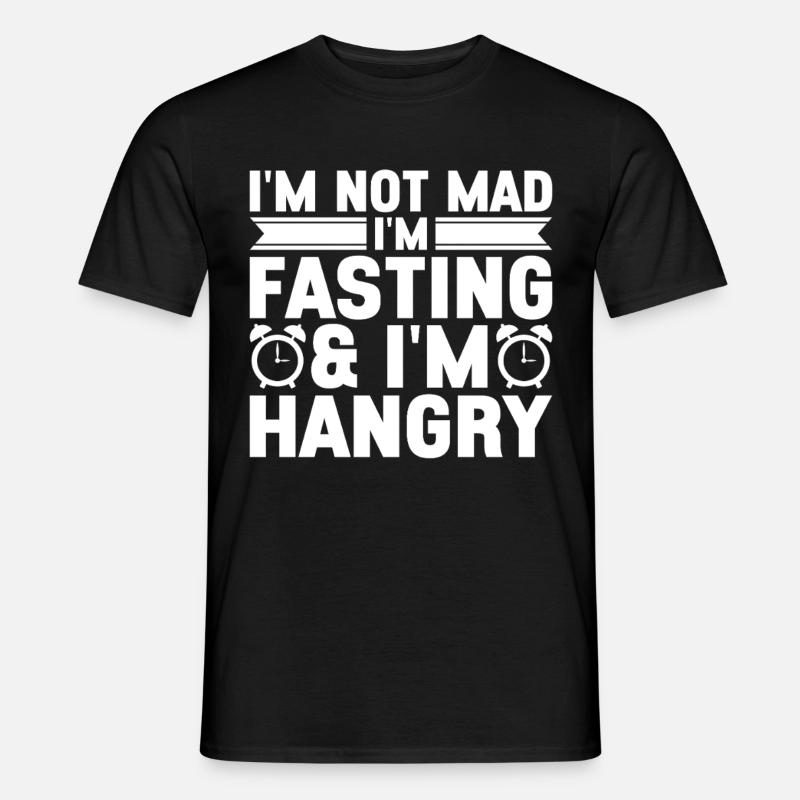 Intermittent fasting Intermittent fasting - Men's T-Shirt - black