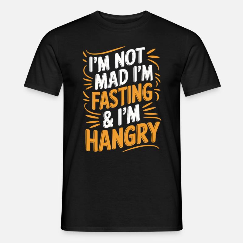 Intermittent fasting Intermittent fasting - Men's T-Shirt - black