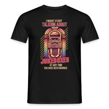 Jukebox Collectors - Men's T-Shirt - black - Front - AI Model Male 178 light (178cm)