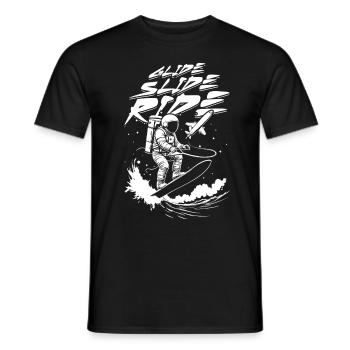Wakeboarding Wakeboard Glide Slide Ride - T-shirt homme - noir - Devant - AI Model Male 178 light (178cm)