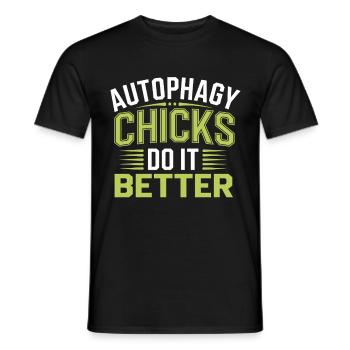 Intermittent fasting Intermittent fasting - Men's T-Shirt - black - Front - AI Model Male 178 light (178cm)