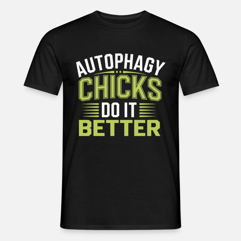 Intervallfasten Intermittierendes Fasten - Männer T-Shirt - Schwarz
