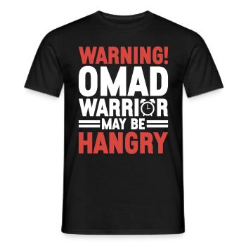 Intermittent fasting Intermittent fasting - Men's T-Shirt - black - Front - AI Model Male 178 light (178cm)
