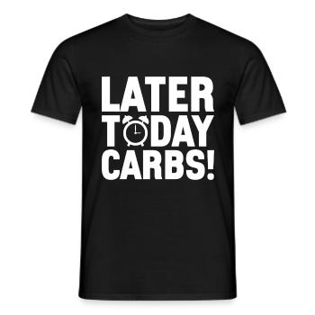 Intermittent fasting Intermittent fasting - Men's T-Shirt - black - Front - AI Model Male 178 light (178cm)