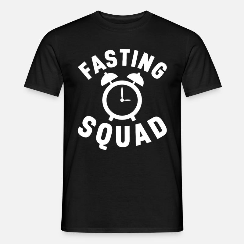 Intervallfasten Intermittierendes Fasten - Männer T-Shirt - Schwarz
