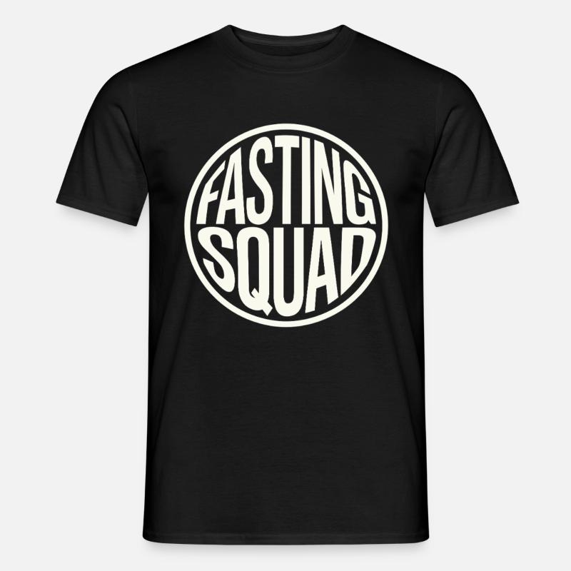 Intervallfasten Intermittierendes Fasten - Männer T-Shirt - Schwarz