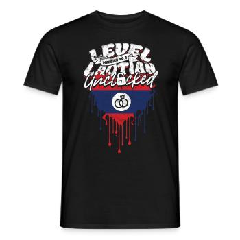Laos Laotische Wurzel Married To A Laotian - Männer T-Shirt - Schwarz - Vorne - AI Model Male 178 light (178cm)