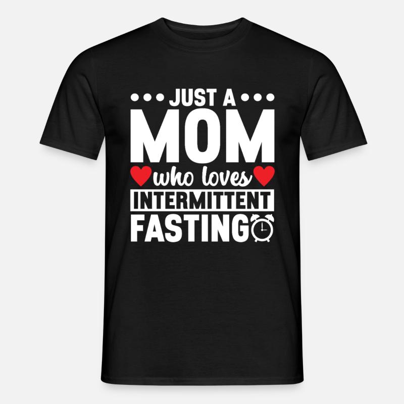 Intermittent fasting Intermittent fasting - Men’s T-shirt - black