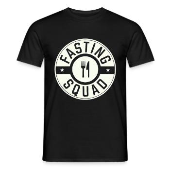 Intermittent fasting Intermittent fasting - Men's T-Shirt - black - Front - AI Model Male 178 light (178cm)
