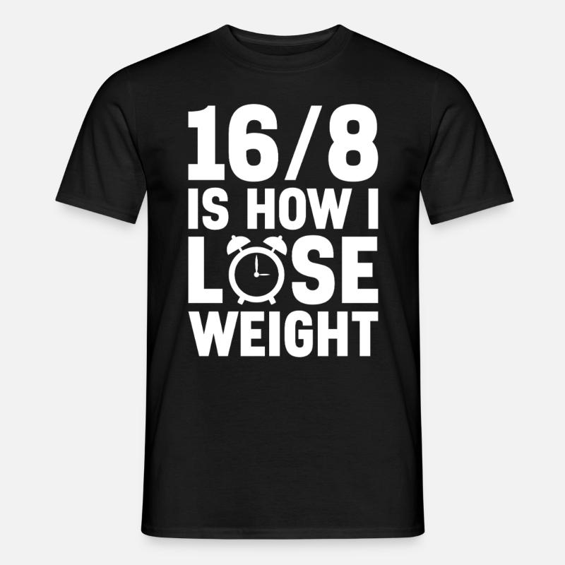 Intermittent fasting Intermittent fasting - Men’s T-shirt - black