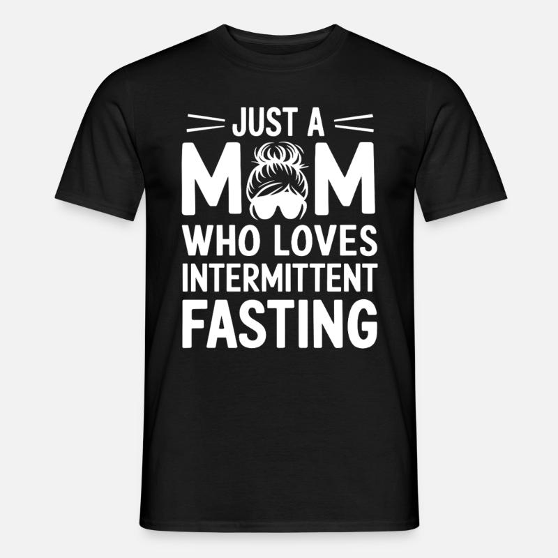 Jeûne intermittent Jeûne intermittent - T-shirt homme - noir