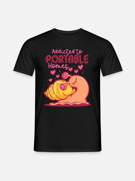 Muschelsammler Muscheln - Männer T-Shirt - Schwarz
