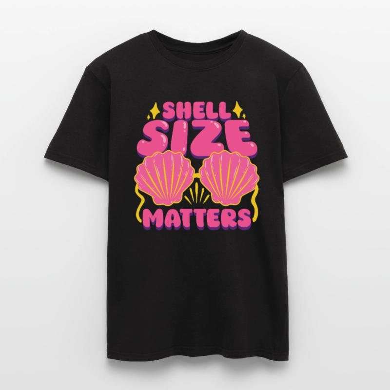 Shell Collector Shells Shell Size Matters Men's T-shirt