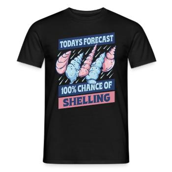 Collecteur d’obus 100 % de chance d’être bombardé - T-shirt homme - noir - Devant - AI Model Male 178 light (178cm)