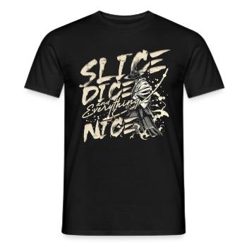 Kendo Japanische Kampfsportarten - Männer T-Shirt - Schwarz - Vorne - AI Model Male 178 light (178cm)