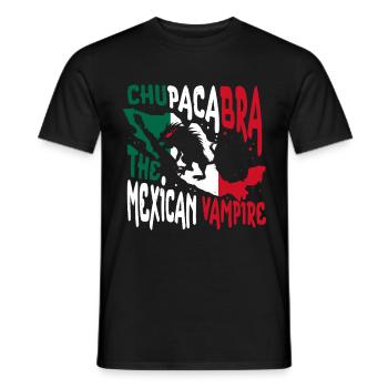 Chupacabra The Mexican Vampire Kryptid - Männer T-Shirt - Schwarz - Vorne - AI Model Male 178 light (178cm)