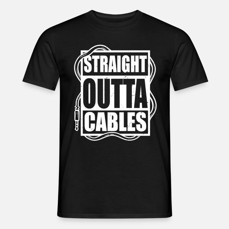 Audiovisueller Techniker AV Tech - Männer T-Shirt - Schwarz