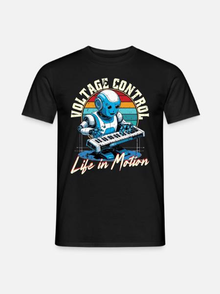 Synthesizer Synth Kick Drum DAW - Männer T-Shirt - Schwarz