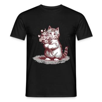 La rage me consume Chat - T-shirt homme - noir - Devant - AI Model Male 178 light (178cm)