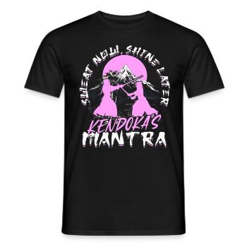Kendo Japanische Kampfsportarten - Männer T-Shirt - Schwarz - Vorne - AI Model Male 178 light (178cm)