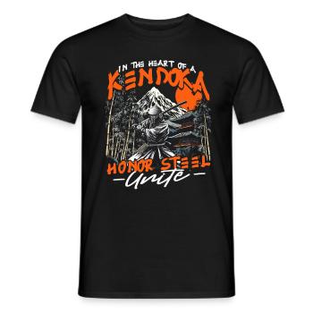 Kendo Japanische Kampfsportarten - Männer T-Shirt - Schwarz - Vorne - AI Model Male 178 light (178cm)