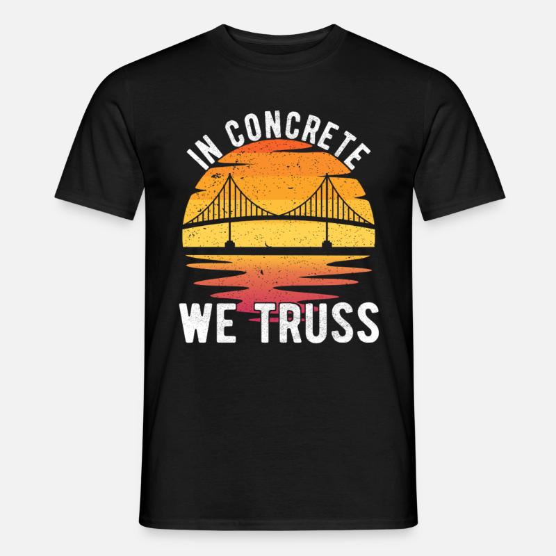 Bridge Engineer Bridge Construction - Men's T-Shirt - black