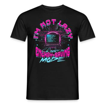 Theoretical Computer Scientist - Men's T-Shirt - black - Front - AI Model Male 178 light (178cm)