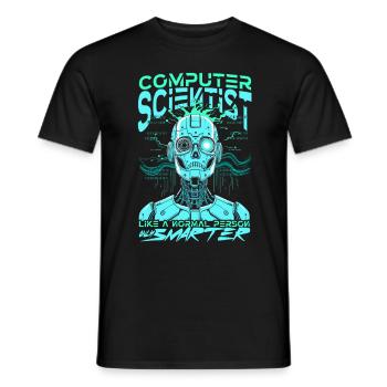 Informaticien - T-shirt homme - noir - Devant - AI Model Male 178 light (178cm)
