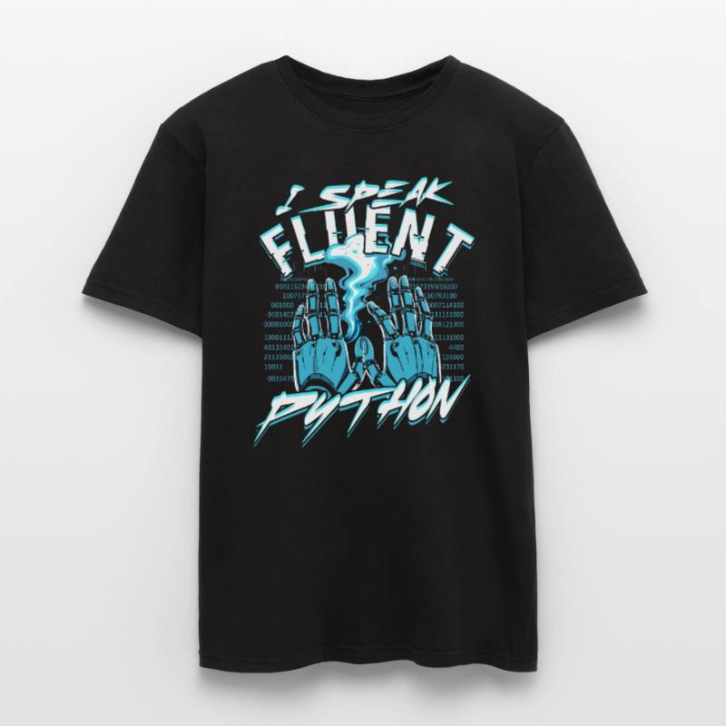 Informatiker Je parle couramment Python T-shirt homme