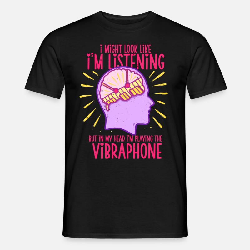 Vibraphone Marimba - T-shirt homme - noir