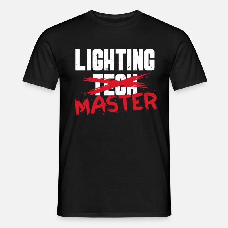 Lighting Technician Lighting Master - Men's T-shirt - black