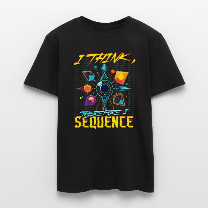 Analyste en bioinformatique Think Therefore I Sequence T-shirt homme
