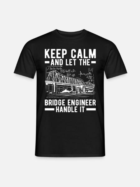 Bridge Engineer Bridge Construction - Men's T-Shirt - black