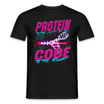 Bioinformatics Analyst - Männer T-Shirt - Schwarz - Vorne - AI Model Male 178 light (178cm)