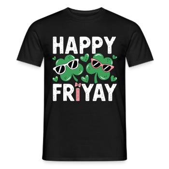 Friyay Happy Friday Fri Yay Teacher - Men's T-Shirt - black - Front - AI Model Male 178 light (178cm)