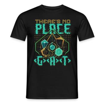 Analyste en bioinformatique : il n’y a pas d’endroit comme ça - T-shirt homme - noir - Devant - AI Model Male 178 light (178cm)