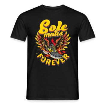 Marathon Marathon Runner Sole Mates Forever - Men's T-Shirt - black - Front - AI Model Male 178 light (178cm)