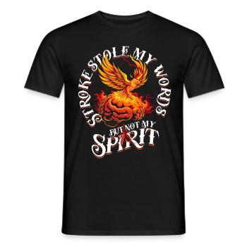 Schlaganfall Erholung - Männer T-Shirt - Schwarz - Vorne - AI Model Male 178 light (178cm)
