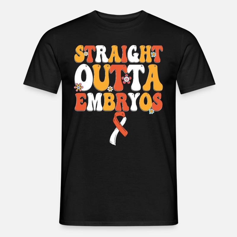 Unfruchtbarkeit Kinderwunsch - Männer T-Shirt - Schwarz