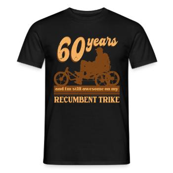 Tricycle couché Tricycle couché - T-shirt homme - noir - Devant - AI Model Male 178 light (178cm)