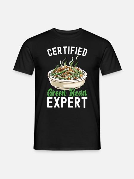 Green Bean Casserole - Men's T-Shirt - black