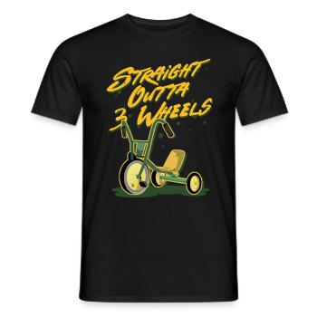 Tricycle couché Tricycle couché - T-shirt homme - noir - Devant - AI Model Male 178 light (178cm)