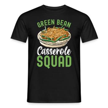 Casserole de haricots verts - T-shirt homme - noir - Devant - AI Model Male 178 light (178cm)