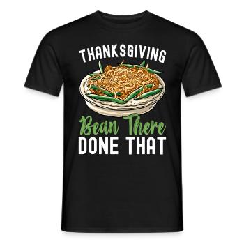 Casserole de haricots verts - T-shirt homme - noir - Devant - AI Model Male 178 light (178cm)