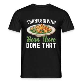 Green Bean Casserole - Men's T-Shirt - black - Front - AI Model Male 178 light (178cm)