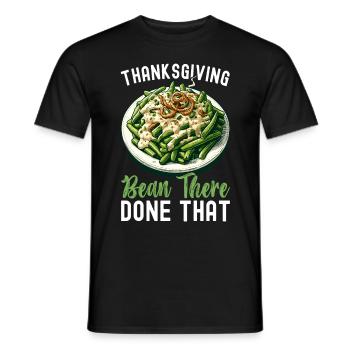 Green Bean Casserole - Men's T-Shirt - black - Front - AI Model Male 178 light (178cm)