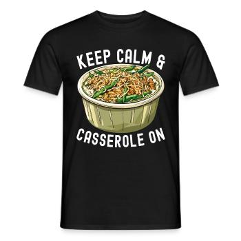 Casserole de haricots verts - T-shirt homme - noir - Devant - AI Model Male 178 light (178cm)